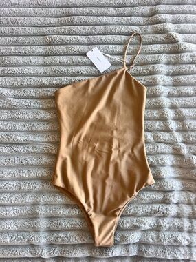 MIKOH New With Tags One Strap One Piece Swimsuit- XS- Olive Green